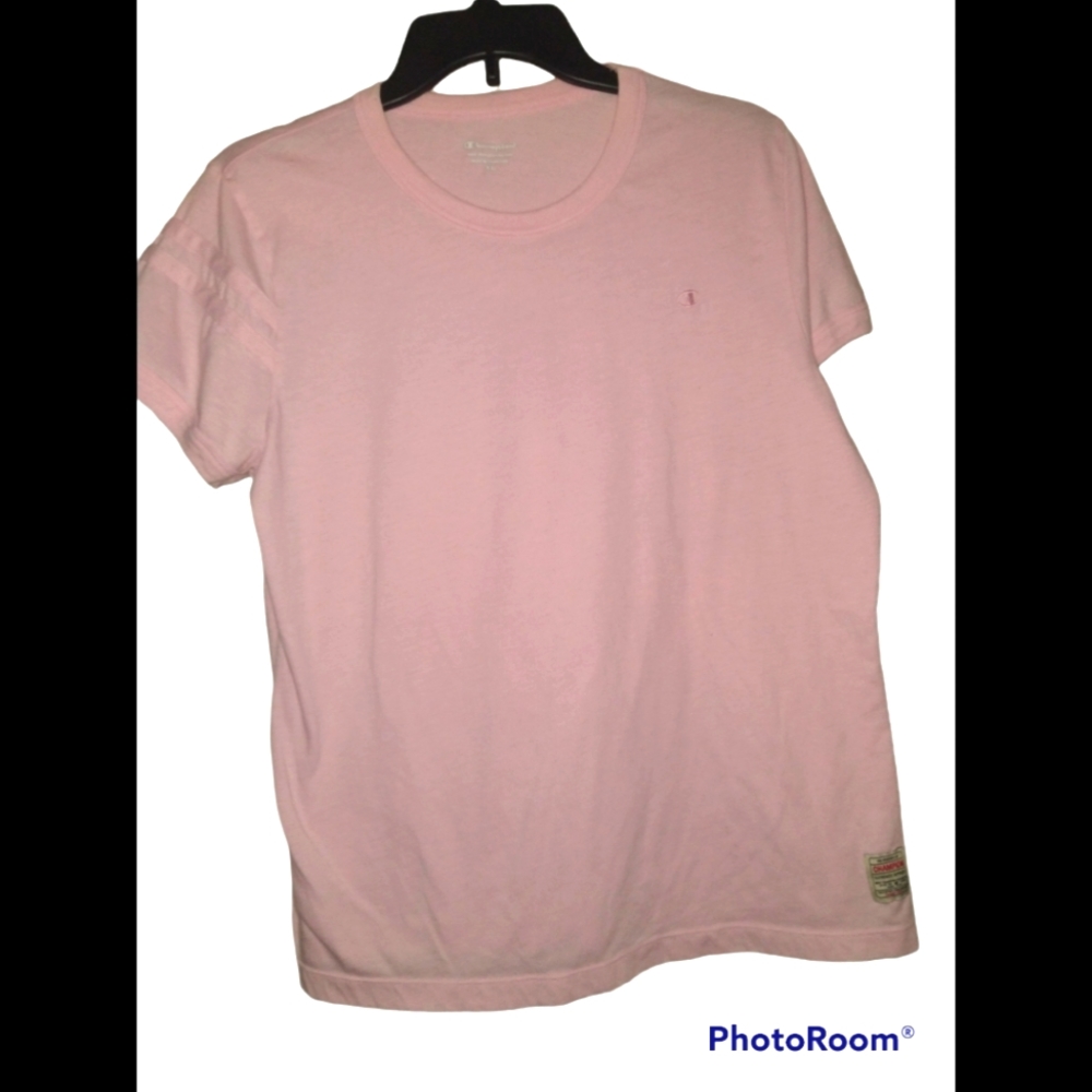 XL pink Champion tee